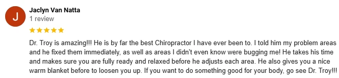 Chiropractic Missoula MT Testimonial Jaclyn V