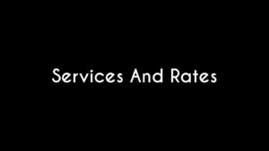 Services And Rates